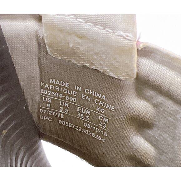 ❌SOLD❌ Nike Tanjun Women’s Size 6 Pink Open Toe Slingback Sport Sandal Shoes - Picture 8 of 8